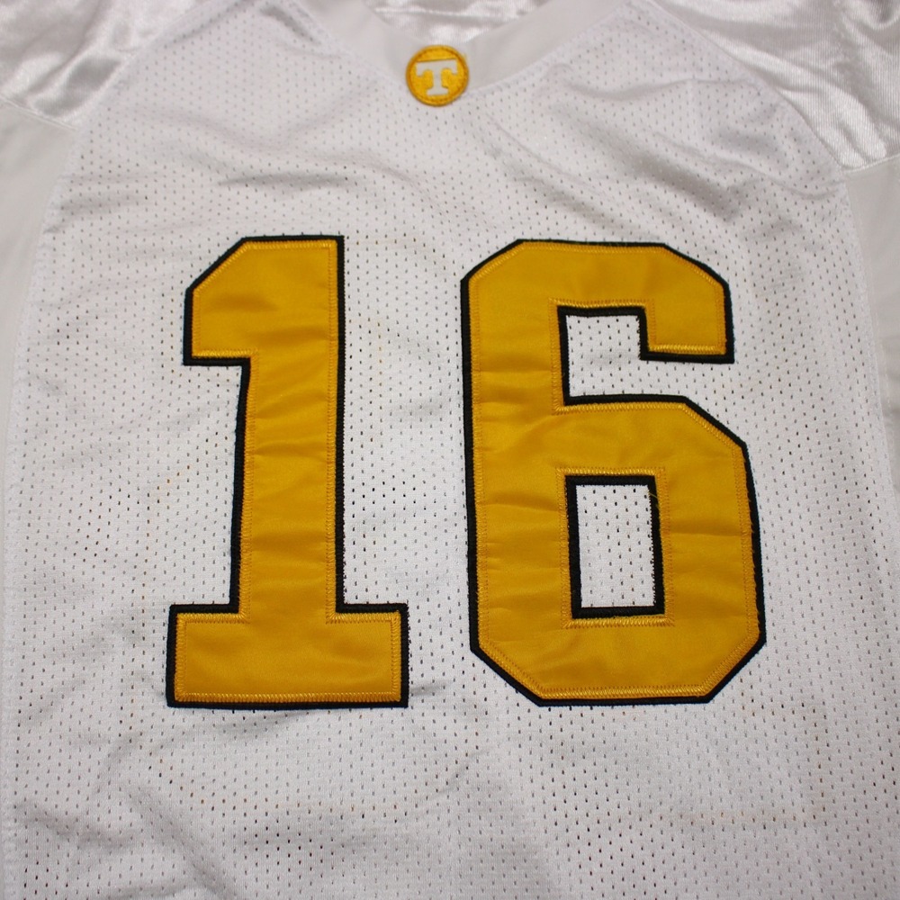 Vintage 90s Peyton Manning Tennessee Jersey Adidas Sz 48 Stitched Made in USA - Picture 11 of 16